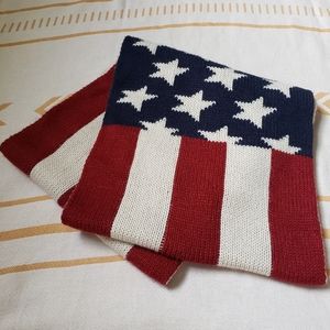 Cozy American Flag Infinity Scarf